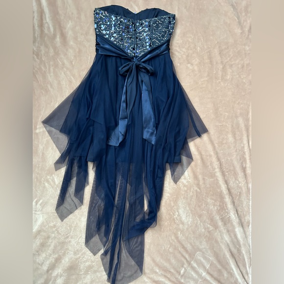 Sequin and Chiffon Party Dress Size S - Picture 2 of 6